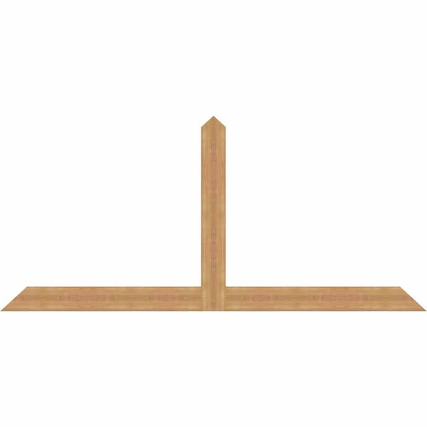 Ekena Millwork Portland Timber Gable Bracket, Western Red Cedar, 96"W x 44"H x 1 1/2"D x 5 1/2"F, 11/12 Pitch GBW096X44X0206POR00SWR - main